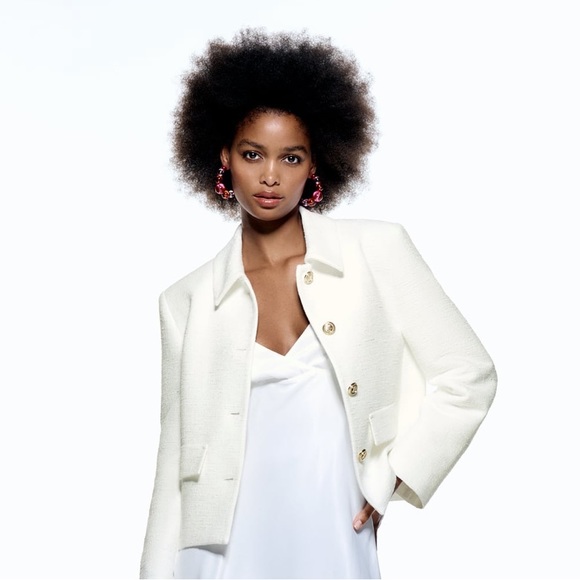 Jackets & Coats Zara White Blazer For Sale Poshmark